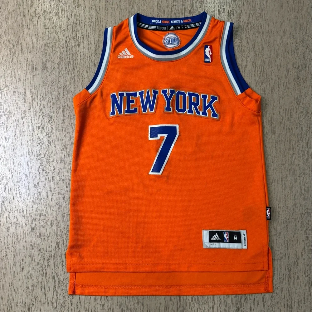 😎 Official NBA New York Knicks Carmelo Anthony Adidas Jersey in Youth Medium - Picture 1 of 2